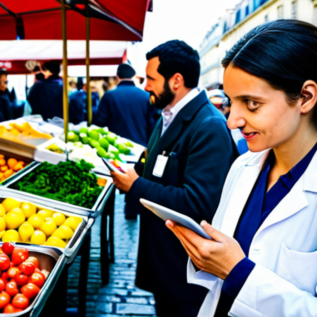 음식 나눔 프로그램의 효과 측정 방법 - Data Collection on the Ground**

"A diverse team of nutritionists and researchers, fully clothed in ...